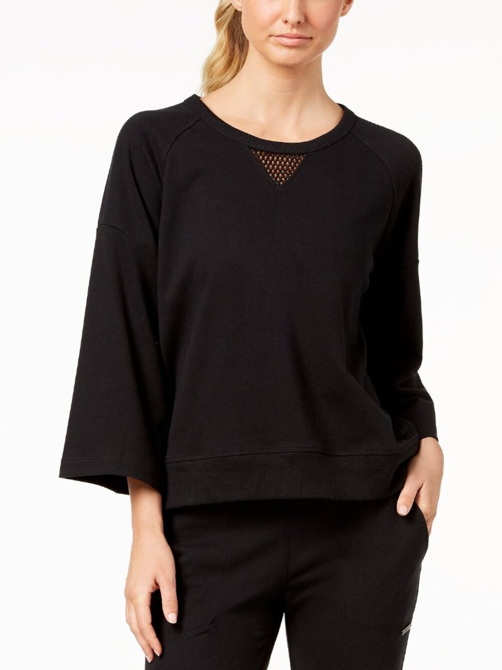 Calvin Klein Womens Performance Workout Fitness Sweatshirt